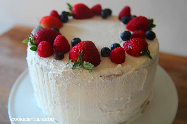 Sweet Lady Jane Triple Berry Cake Recipe