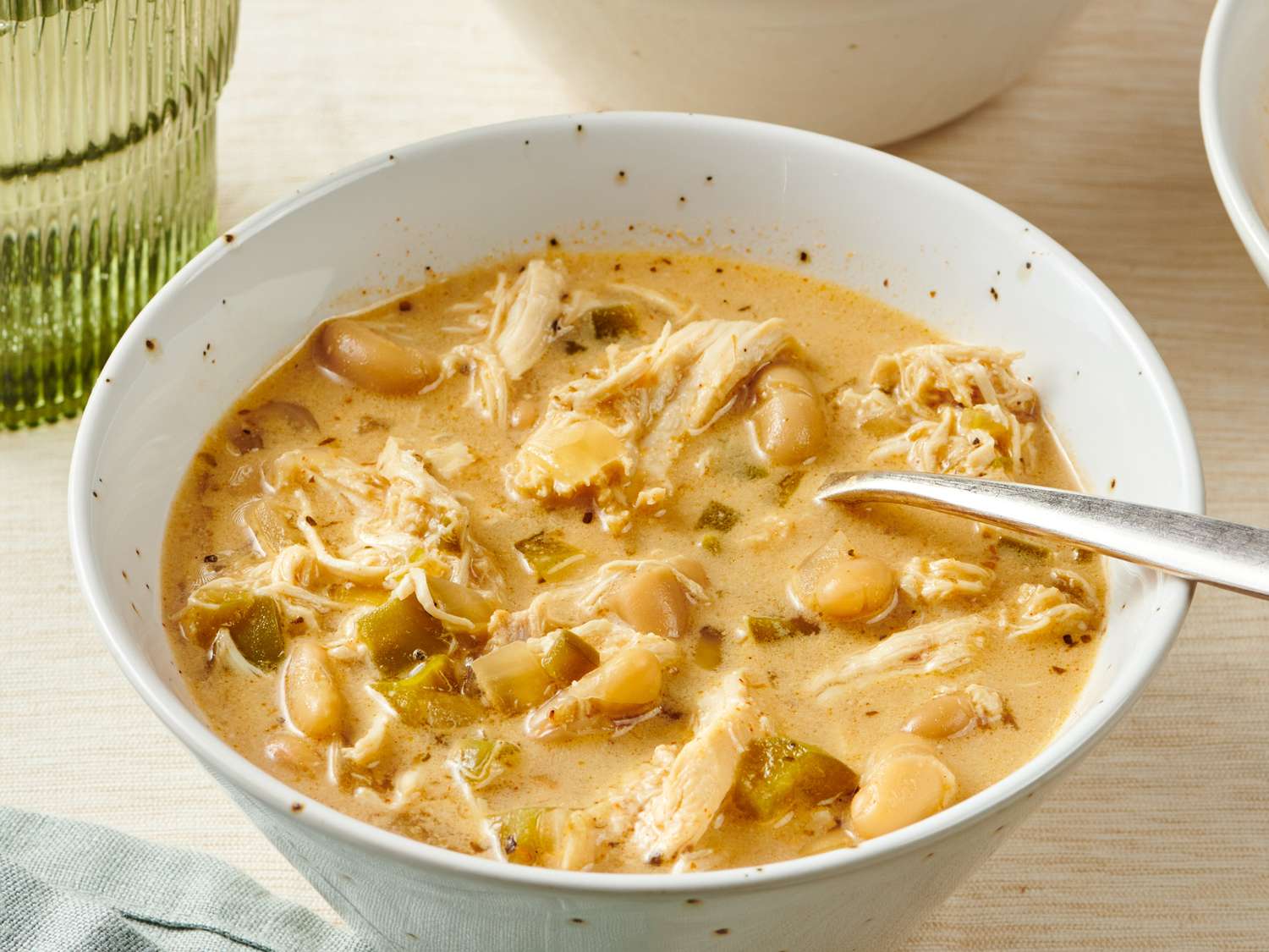 White chicken chili crockpot