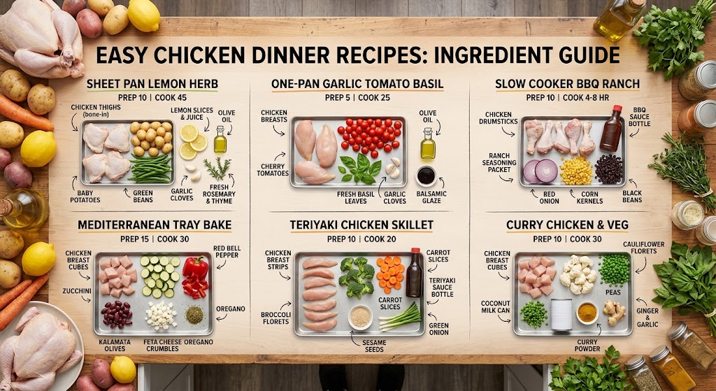 Easy Chicken Dinner Recipes