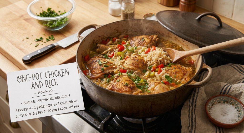 One-Pot Chicken and Rice